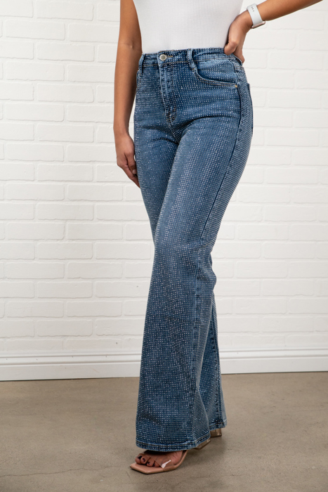 Angel Straight Leg Light Wash High Waisted Denim
