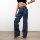  Trinity Rhinestone Straight Jeans