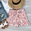 Small Mauve Amanda Floral shorts