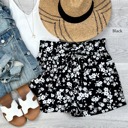 Small Black Amanda Floral shorts
