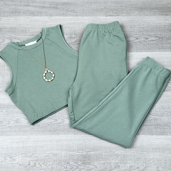 Julie French Terry Top Jogger 2 pice Set
