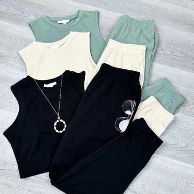 Julie French Terry Top Jogger 2 pice Set