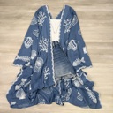  Vallarta Seashell Embroidered Kimono Beach Cover Up