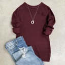 Burgundy Small Raven Sweater 