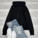 Small Black Valery Basic Hoodie