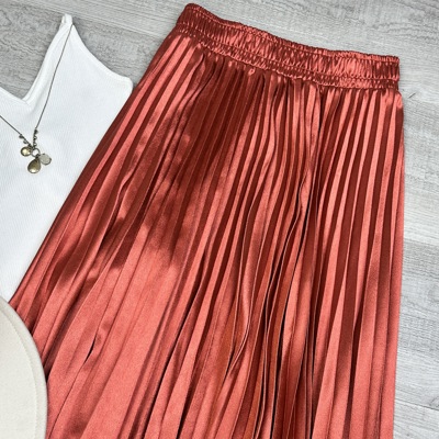 Regina Metallic Midi Skirt