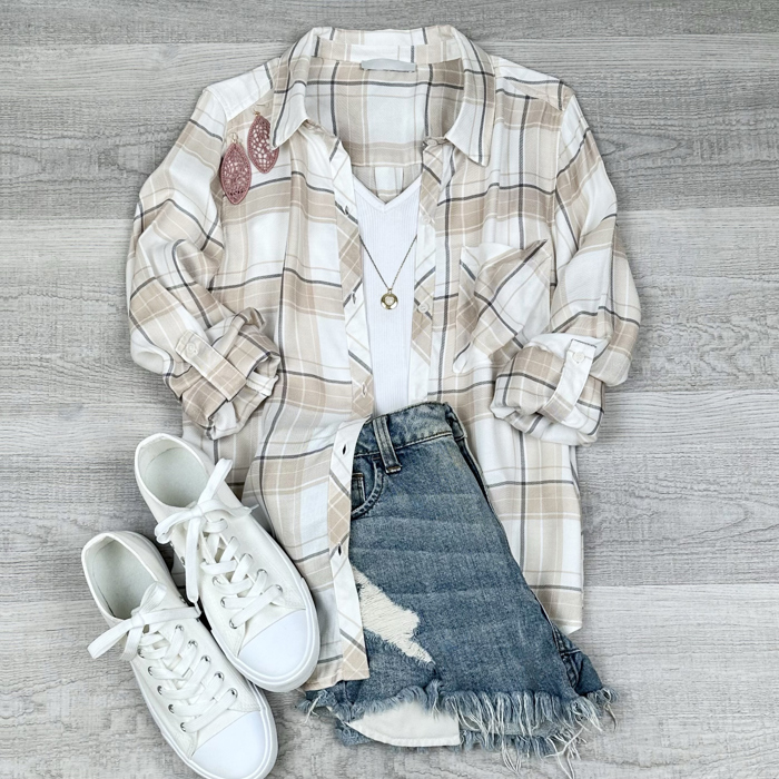 Tarah Long Sleeve Fall Button up