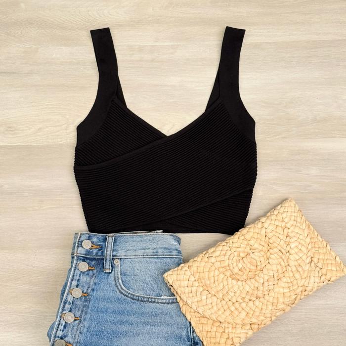 Aileen Knitted Cropped Top