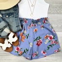 Small Sky Lily Floral Shorts