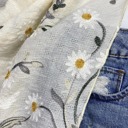  Daisy Embroidered Kimono / Kimonos Lightweight spring summer cardigan