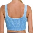 S-M Deep Sky Lisa Acid Washed Ribbed Bralette