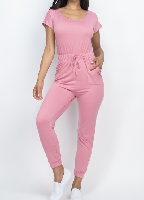 Brooke Short Sleeve Jumpsuit
