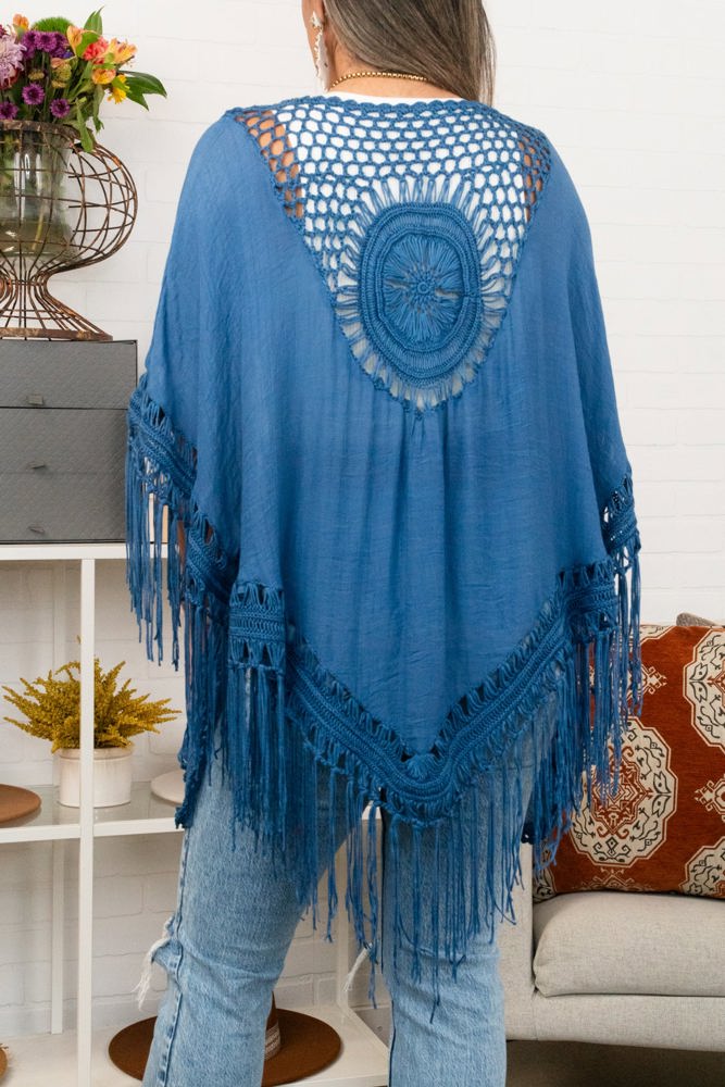 Medallion Boho Tassel Kimono