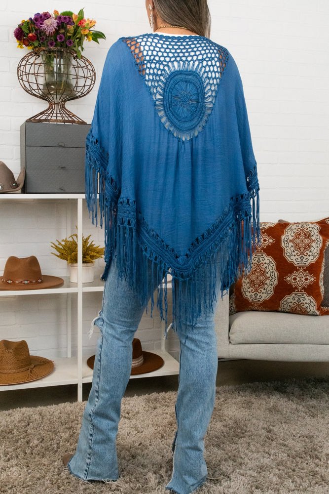 Medallion Boho Tassel Kimono