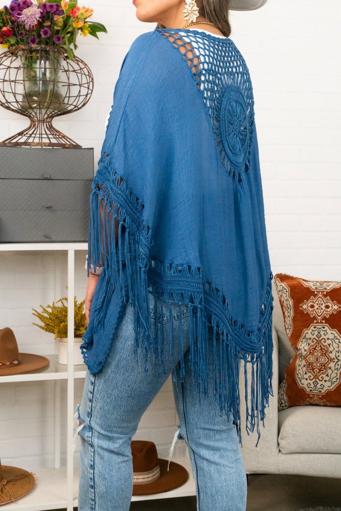 Medallion Boho Tassel Kimono