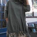 Olive One Size Fits Most Elaine Poncho Sweater 