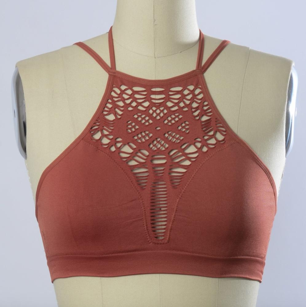 Adeline Cutout Seamless Bralette