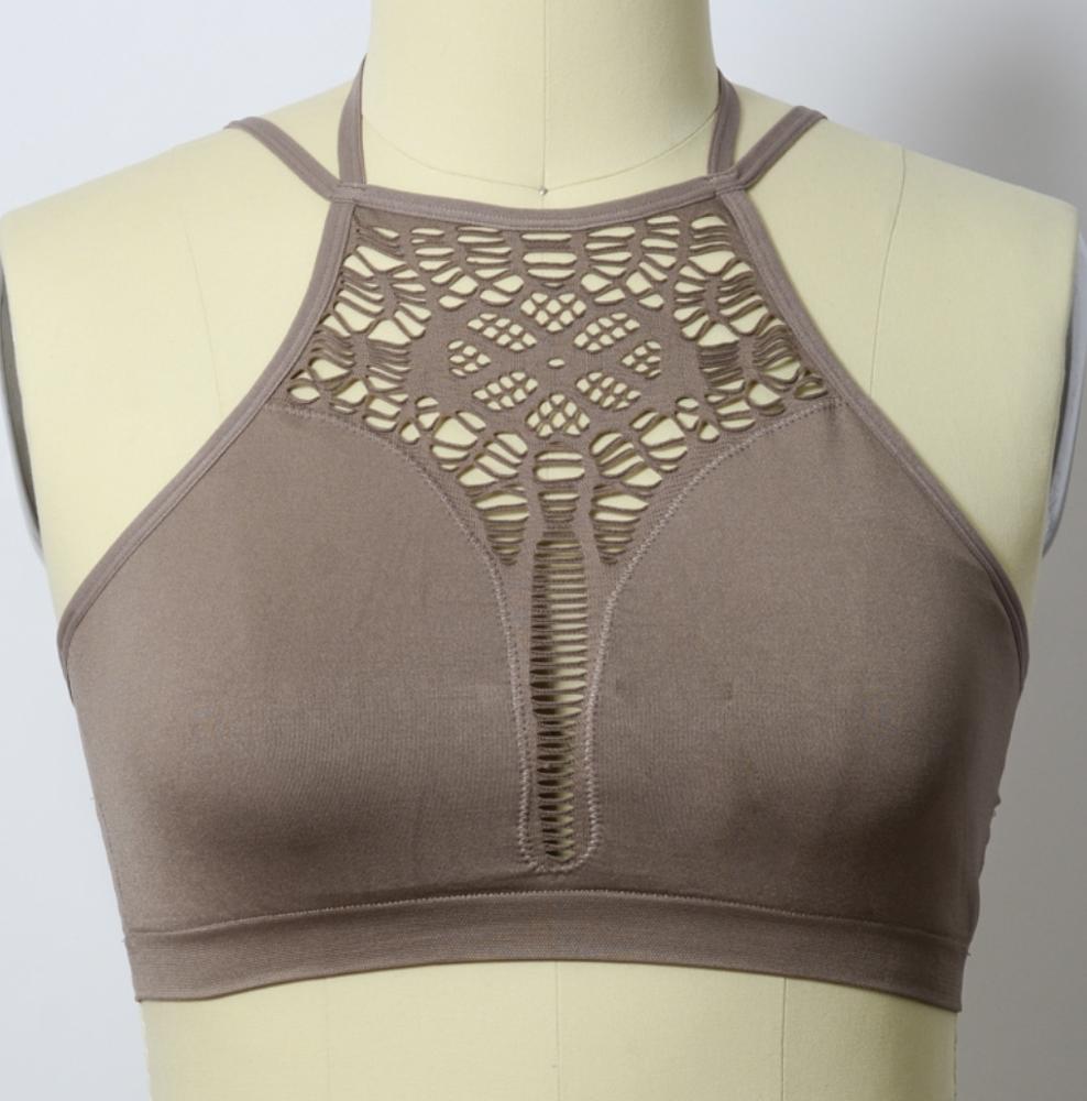 Adeline Cutout Seamless Bralette