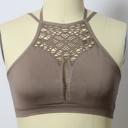 XS-S Mocha Adeline Cutout Seamless Bralette