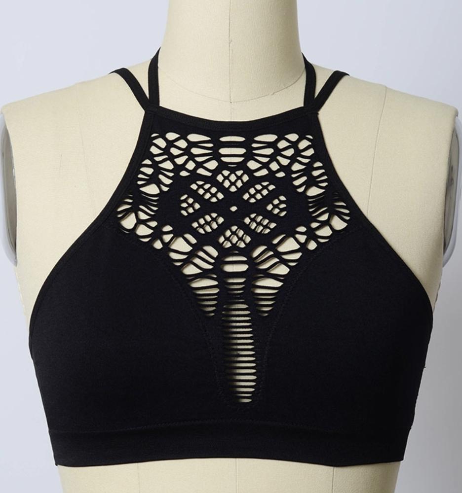 Adeline Cutout Seamless Bralette