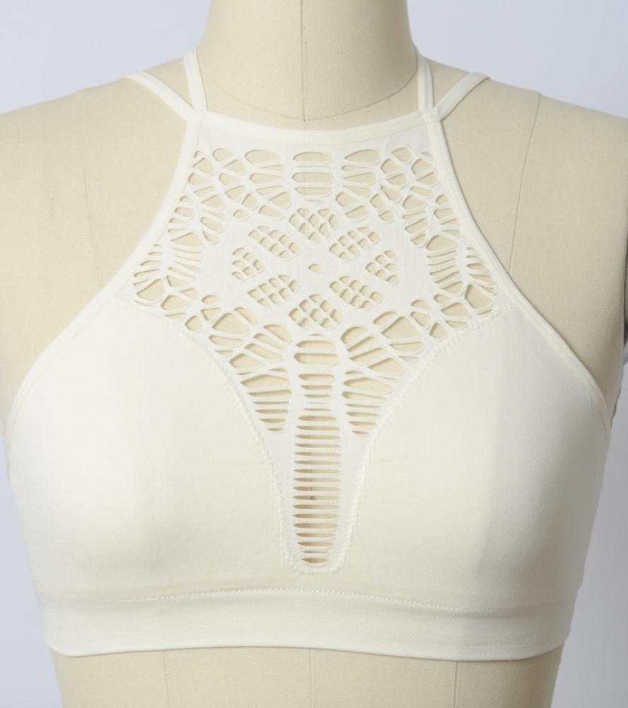 Adeline Cutout Seamless Bralette