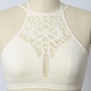 XS-S Ivory Adeline Cutout Seamless Bralette