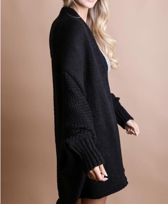 Kelsey Boho Sleeve Knit Cardigan
