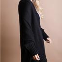 One Size Fits Most Black Kelsey Boho Sleeve Knit Cardigan