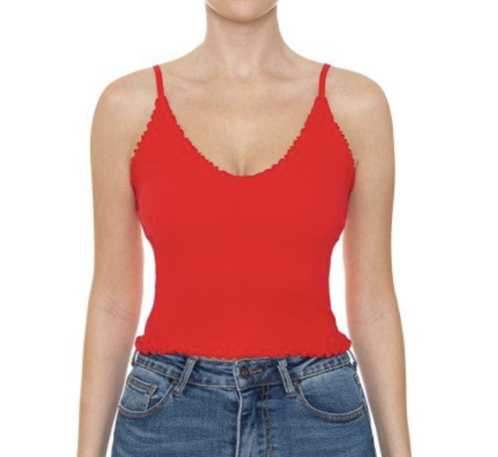 Liliana Lettuce Edge Cami