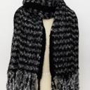 Black Fabiola Ultra Soft Scarf