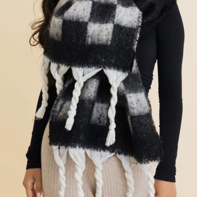 Regina Checker Chunky Skarf