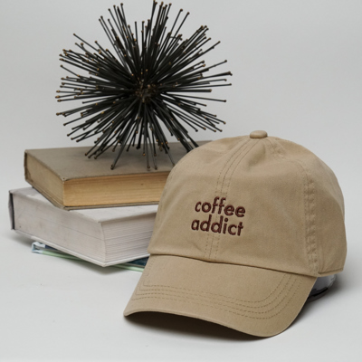 Coffee Addict Adjustable Strap Baseball Cap 