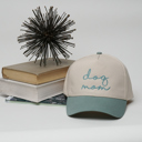 Sage Dog Mom A-Frame Trucker Snapback Two-Tone Hat