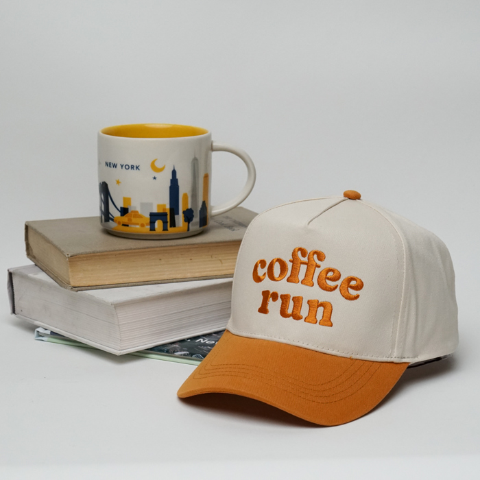 Coffee Run Snapback A Frame  Baseball Hat