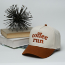 Brown Coffee Run Snapback A Frame  Baseball Hat