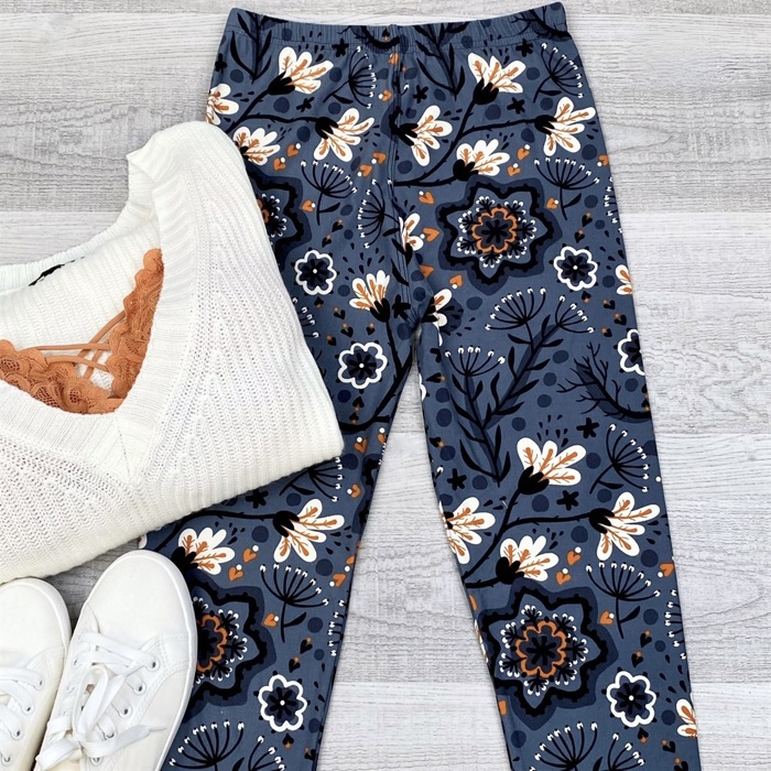 Spring Summer Floral leggings