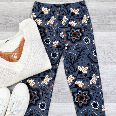 Spring Summer Floral leggings