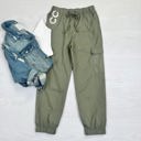 Large Olive Alice Cargo Joggers 