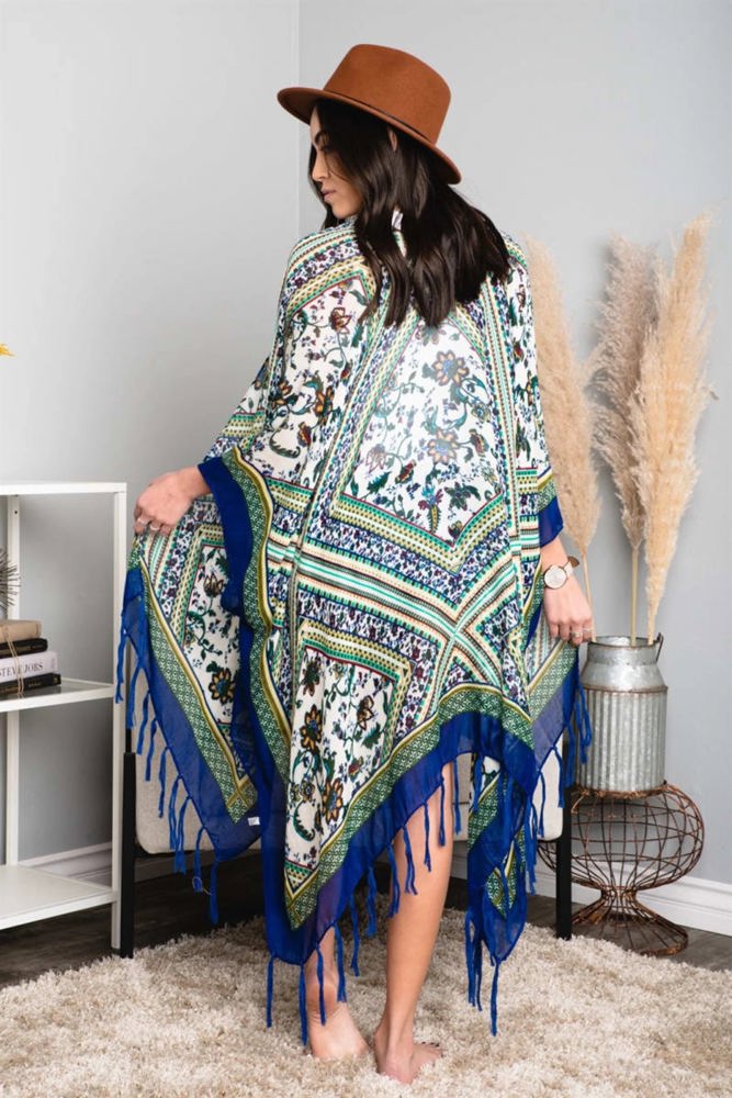 Bohemian Tassel kimono