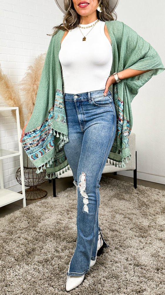 Brandie Tassel Kimono