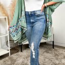 One Size Fits Most Sage Brandie Tassel Kimono