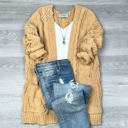  Buttery Soft Cable knit Cardigan