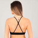 M-L Black Chrochet Lace Bralette