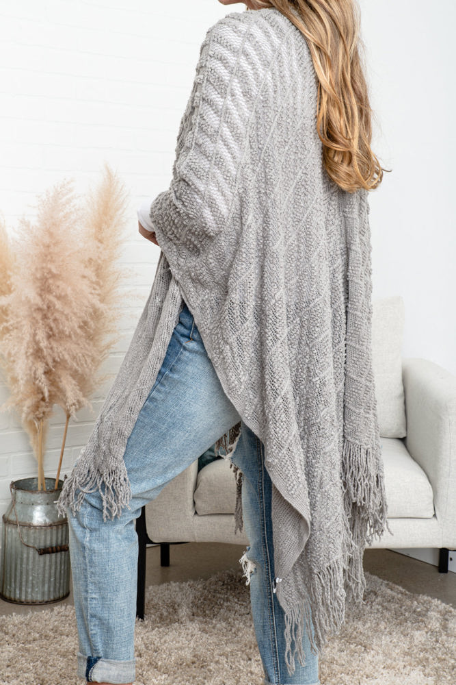 Darci Comfy Ruana/Shawl