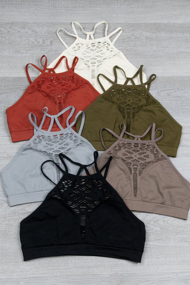 Adeline Cutout Seamless Bralette