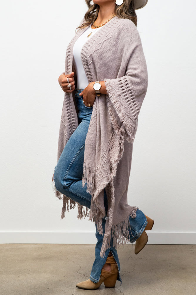 Kayla Cozy Bohemian Ruana