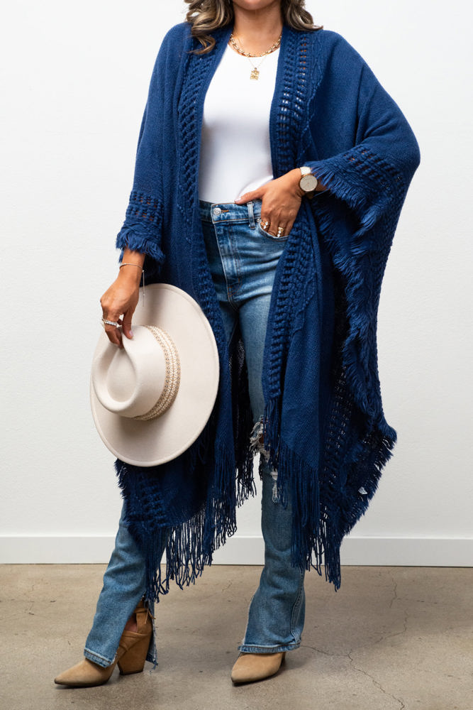 Kayla Cozy Bohemian Ruana