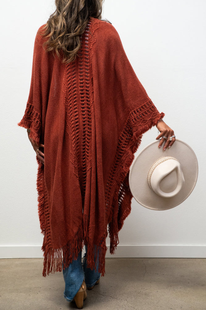 Kayla Cozy Bohemian Ruana