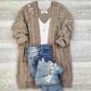  Buttery Soft Cable knit Cardigan