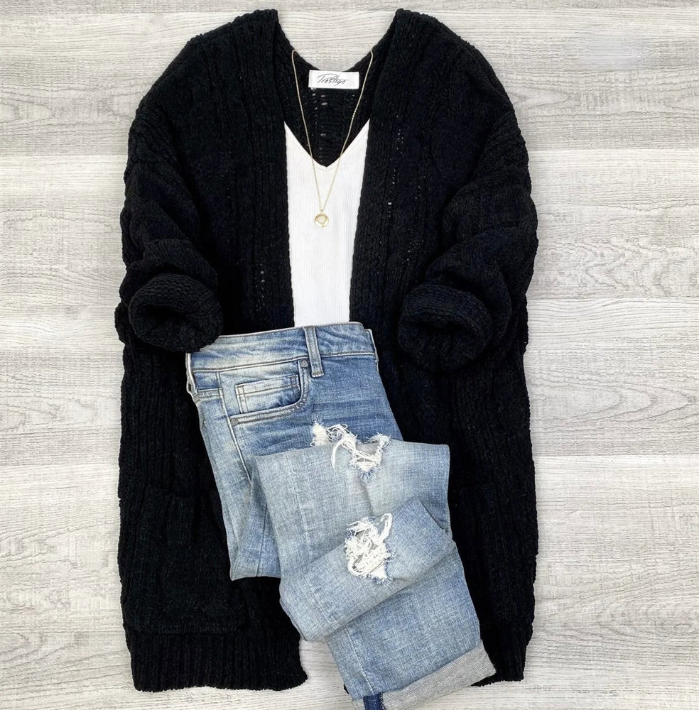 Super Soft Cable knit Cardigan